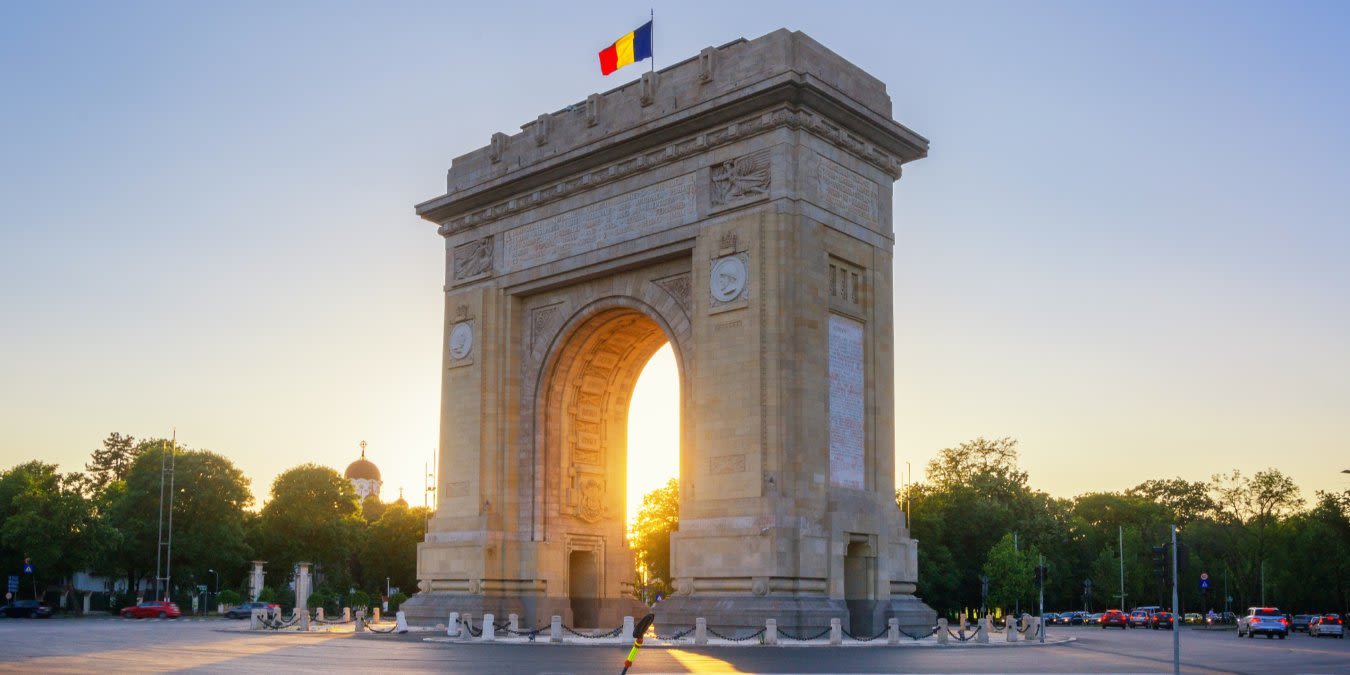 Arcul de Triumf - Triumphbogen  Bukarest